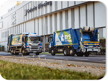 Specjalistyne samochody cięzarowe do przewozu odpadów